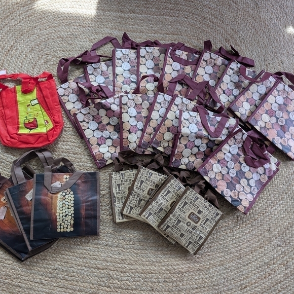 Reusable Beverage Tote Bags - Picture 1 of 8